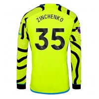 Camisa de time de futebol Arsenal Oleksandr Zinchenko #35 Replicas 2º Equipamento 2023-24 Manga Comprida